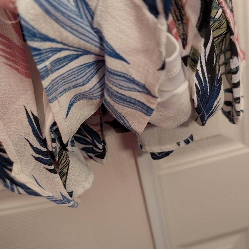 Floral Print Women's Romper - Picture 4 of 6
